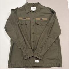 WTAPS 加工　ジャングル シャツ ジャケット コットンサテン ミリタリー WTAPS 'JUNGLE LS 01 / SHIRT COTTON SATIN'ジャングル シャツ