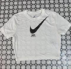 NIKE ナイキ クロップド丈 Tシャツ JUST DO IT 白 L