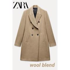 2025年最新】zara コート ウールブレンドの人気アイテム - メルカリ