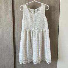 H&M ワンピース レース ホワイト110cm
