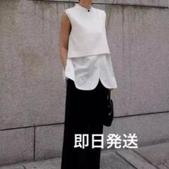 専用　マチャット MACHAT クロップドベスト　白 machatt クロップドベスト - メルカリ