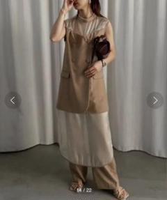 【新品タグ付き】Ameri VINTAGE セットアップ　シアー