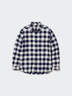 ユニクロ Sサイズ フランネルシャツ チェック メンズ UNIQLO