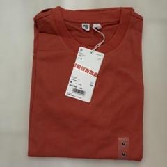 【新品未使用】UNIQLO U クルーネックTシャツ M Mサイズ オレンジのサムネイル