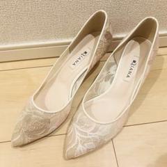 【試着のみ】DIANA ダイアナ レース パンプス ポインテッドトゥ 24 試着のみ】DIANA ダイアナ レース パンプス ポインテッドトゥ 24