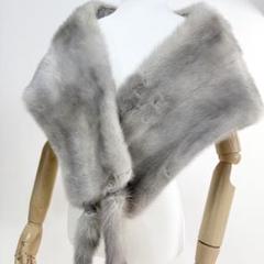 美品　SAGA MINK 大判 ショール