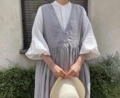 専用 美品 ネストローブ リネンブラウス ゆったり 長袖 シャツ 70950-195-