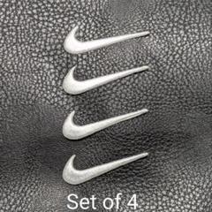 NIKE ナイキ アイロンワッペン 4枚セット 白×4