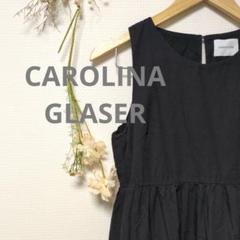 CAROLINA GLASER カロリナグレイサー ティアード ワンピース 無地