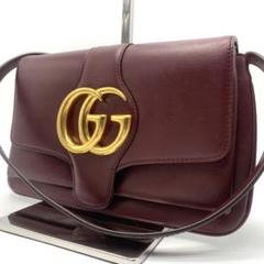グッチ GGマーモント アリー カバン ショルダーバッグ レザー ボルドー GUCCI GGマーモント アリー ショルダーバッグ クロスボディ ボルドー