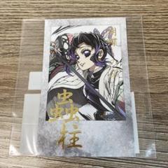 鬼滅の刃 幕間画WEBSHOPくじ 胡蝶しのぶ B賞 アクリル色紙 鬼滅の刃 WEBSHOPくじ 幕間画 コミケ 箔押し ブロマイド 胡蝶
