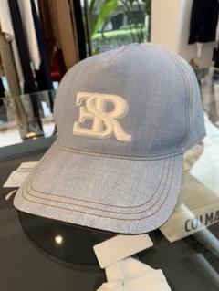福袋 セール 正規品】ERMANNO SCERVINO ライトブルー デニム風キャップ 帽子