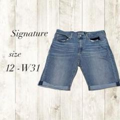 Signature デニム ショートパンツ レディース LEVI
