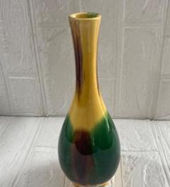陶器製グラデーション花瓶 約25cm