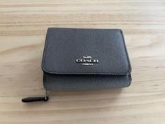 COACH グレー 三つ折り財布
