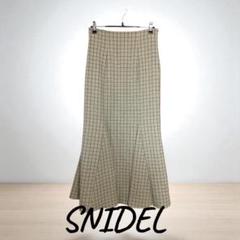『美品』♡SNIDEL チェック柄フレアスカート