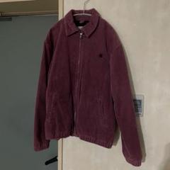 コーデュロイ バーガンディ ジャケット