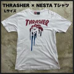 【USED】 THRASHER × NESTA Tシャツ Lサイズのサムネイル