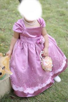 美品　フォーマルドレスペチコート付き 発表会　結婚式　5歳ぐらい