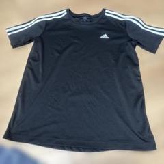 adidas スリーラインTシャツ160 ブラック