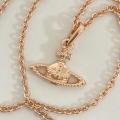 Vivienne Westwood｜ミニオーブネックレス　ピンクゴールド