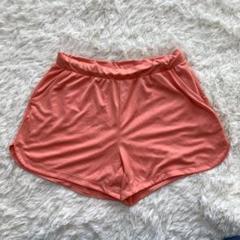 ▽ジーユースポーツ▽スポーツウェアXLオレンジ ショートパンツ トレーニングジム