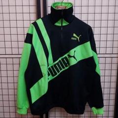 90's Vtg 万国旗タグ PUMA Half Zip Track JKT