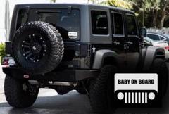 Jeep BABY ON BOARD ステッカー
