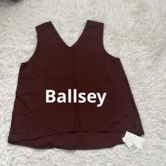 新品未使用タグ付き‼︎Ballseyリネン混 ノースリーブ トップス