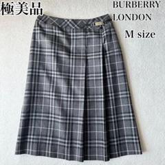 【美品】Burberry プリーツスカート　グレー　チェック　36 S ◇BURBERRY BLUE LABEL プリーツスカート◇グレー - メルカリ