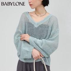 BABYLONE バビロン 2WAYリネンプルオーバー　洗える