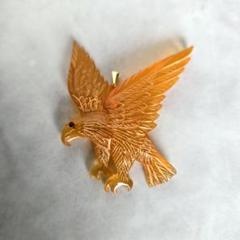 A&S ブローチ 鳥 タカ　ワシ　鷹　鷲 ピンブローチ】イーグル 急降下 鳥 ワシ 鷹 シルバー かっこいい