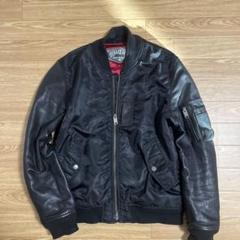 CRAZYJET クレイジージェット ウール レザー ライダースジャケット