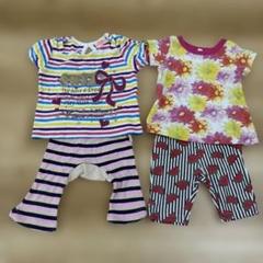 女の子　夏物4枚セット　80 Tシャツ　ズボン