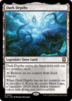 暗黒の深部　デッキ　パーツセット 暗黒の深部/Dark Depths》[CSP] 土地R | 日本最大級 MTG通販