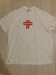 Supreme Cross Box Logo Tee white M 新品 新品 Supreme Cross Box Logo Tee White