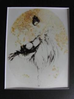 ルイ・イカール、夏の昼下がり、希少限定画集画、新品高級額装付 ルイ・イカール、夏の昼下がり、希少限定画集画、新品高級額装付