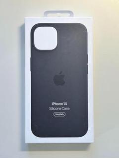 【新品】純正 iPhone 14 シリコンケース・ミッドナイト①