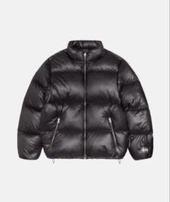 【極美品❗️】old stussy 00s ダウンジャケット　ブルー肉厚　着画あり 極美品❗️】old stussy 00s ダウンジャケット ブルー肉厚 着画あり