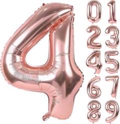 バルーン アルミ風船 数字4 ナンバー 40インチ 誕生日 飾り付け