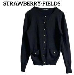【未使用】ストロベリーフィールズ　ローブカーディガン　羽織　アウター　日本製 STRAWBERRY-FIELDS(ストロベリーフィールズ)｜カーディガン