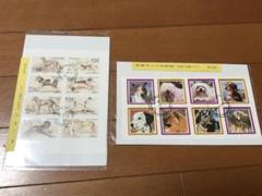 外国 犬切手シート