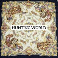 ☆HUNTING WORLD☆ スカーフ 大判 花 馬 木馬 ネイビー - メルカリ