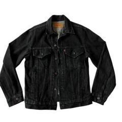 Levi's 70506-0259 ブラック デニムジャケット サイズ36のサムネイル