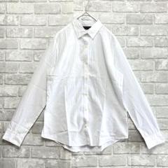 エスプリミュール ストライプ ビジネス シャツ 美品 XL 大きいサイズ 薄手