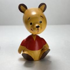 60年代　ヴィンテージくまのプーさんまんがこけしウォルトディズニー　昭和　民芸品