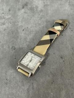 ⭐️美品　Burberry バーバリー　スクエア　時計 14000G ノバチェック 2025年最新】BURBERRY 腕時計(アナログ)の人気アイテム - メルカリ