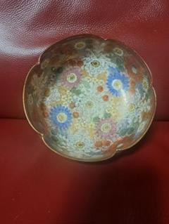 九谷焼　色絵花柄漆器椀 直径約15cm 九谷焼 色絵花柄漆器椀 直径約15cm - メルカリ