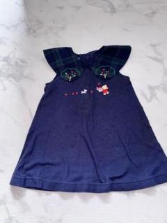 新品　familiar 90 ワンピース　タグ付き familiar】ファミリア（90）ワンピース＊冠婚葬祭＊フォーマル