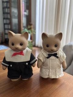 セキグチ KITTENS′STORY ミニチュアフロッキードール　ペアで